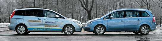 Mazda5 vs. Opel Zafira